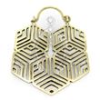 SNOWFLAKE Brass EarRing