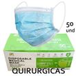 Surgical Face Mask. Triple Layer
