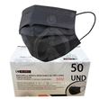Black 3-layer disposable Mask