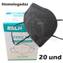Mascarilla FFP2 Homologada NEGRA