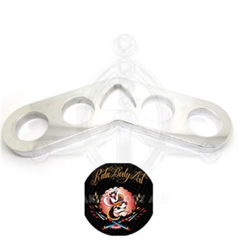Support for Suspensions. Solid aluminum chassis
