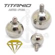 Titanium Ball. Internal thread