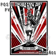 Póster Máquina Akira Body Art.