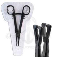Open triangular disposable forceps (STERILE)