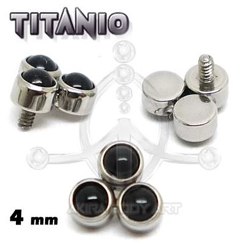 Replacement INTERNAL THREAD – Black jewels