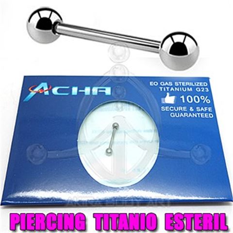 G23 titanium barbel (STERILE)