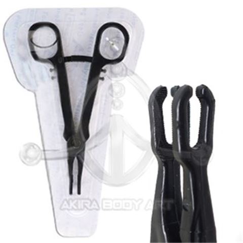 Open Round Disposable Forceps (STERILE)