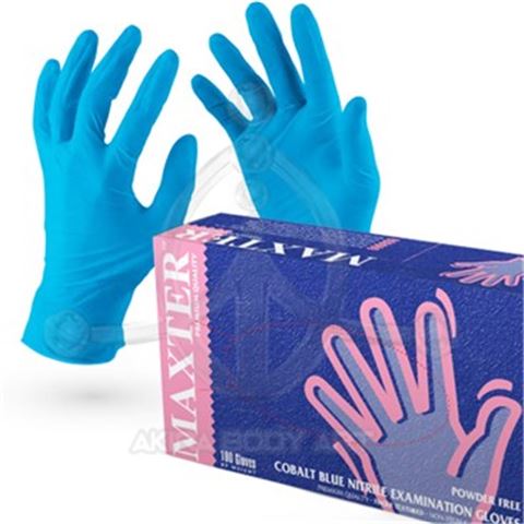 Guantes de Nitrilo AZUL de MAXTER