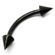 Micro-curved Barbell with cones