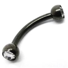 Jewelled Micro-curved Barbell