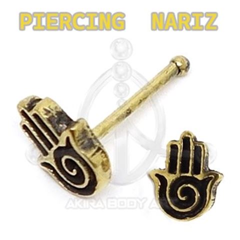 Ethnic Nostril Hand of Fatima