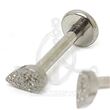 Labret Lágrima joyas (Rosca interna)