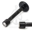 Black Labret with Jewel (Internal Thread)