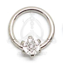 Septum JOYA engarzada con bisagra