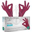 BURGUNDY Nitrile Gloves