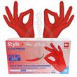 RED Nitrile Gloves