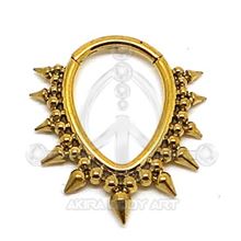 Segmented CONES Hoop - GOLDEN