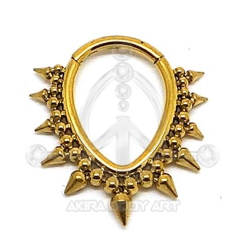 Segmented CONES Hoop - GOLDEN
