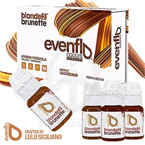 Perma-Blend Luxe EYEBROWS Set - BLONDE 2 BRUNETTE - Evenflo