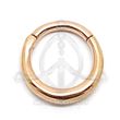 Segmented hoop - ROSE GOLD