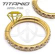 Segmented jewelry hoop – GOLD