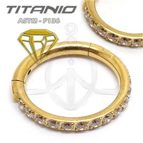 Segmented jewelry hoop – GOLD