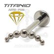 Labret Luna- 7 Bolas (Titanio Rosca interna)