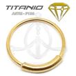 Aro Flexible Titanio Oro