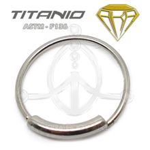 Raw Titanium Flexible Hoop