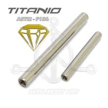 Titanium Barbell Bar. Internal thread