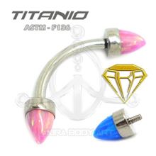 Mini Banana CONES Opals (Titanium Internal Thread)