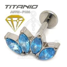 Labret PETALOS (Titanio Rosca interna)