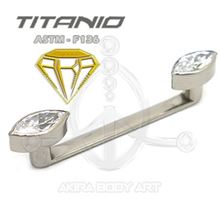 Surface GLASS EYES. Internal Thread Titanium