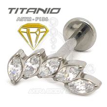 Labret PETALS - Titanium