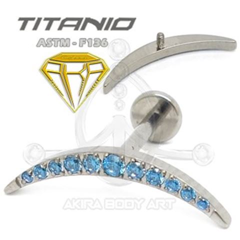 Labret LUNA Joyas - Titanio