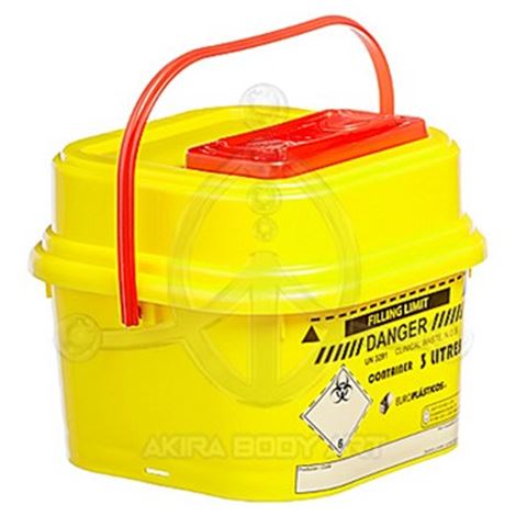 Sharps waste container