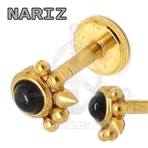 Labret Opalo Negro