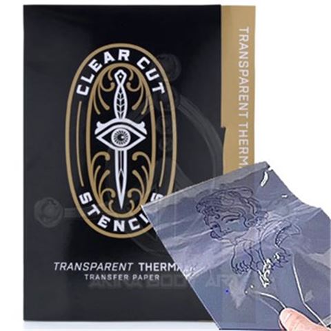 Clear Cut Stencil Transparent Tattoo