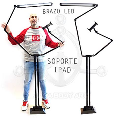 Led WALL Lamp + Ipad Support