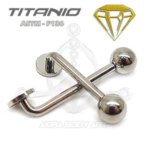 Barbell Christina Titanium R. INTERNAL
