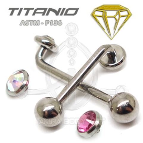 Barbell Christina Titanio R. INTERNA - 4mm