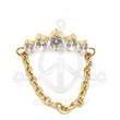 Repuesto corona de joyas con cadena - Oro