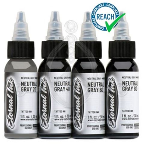 Eternal Ink Set – NEUTRAL GRAY (PRACTIC)