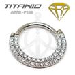 Double segmented hoop jewelry