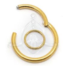 Aro Segmentado Bisagra ORO - TTANIO (PVD)