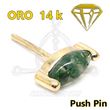 Replacement PUSH IN Agate Petal - 14K