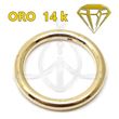 Hinged Segmented Hoop - 14K