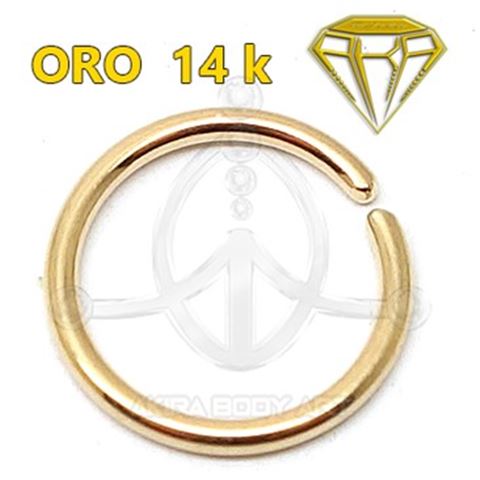 Hinged Segmented Hoop - 14K