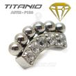 Replacement ingot jewelry and balls - (Titanium internal thread)