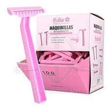 Pink disposable razors